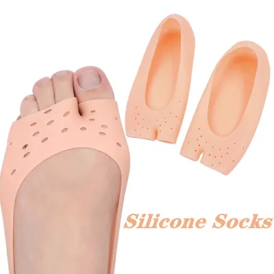 Non-slip Feet Protection Pain Relief Gel Socks (1 pair)
